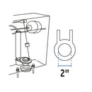 Sapo para W.C. 2" Transparente Foset