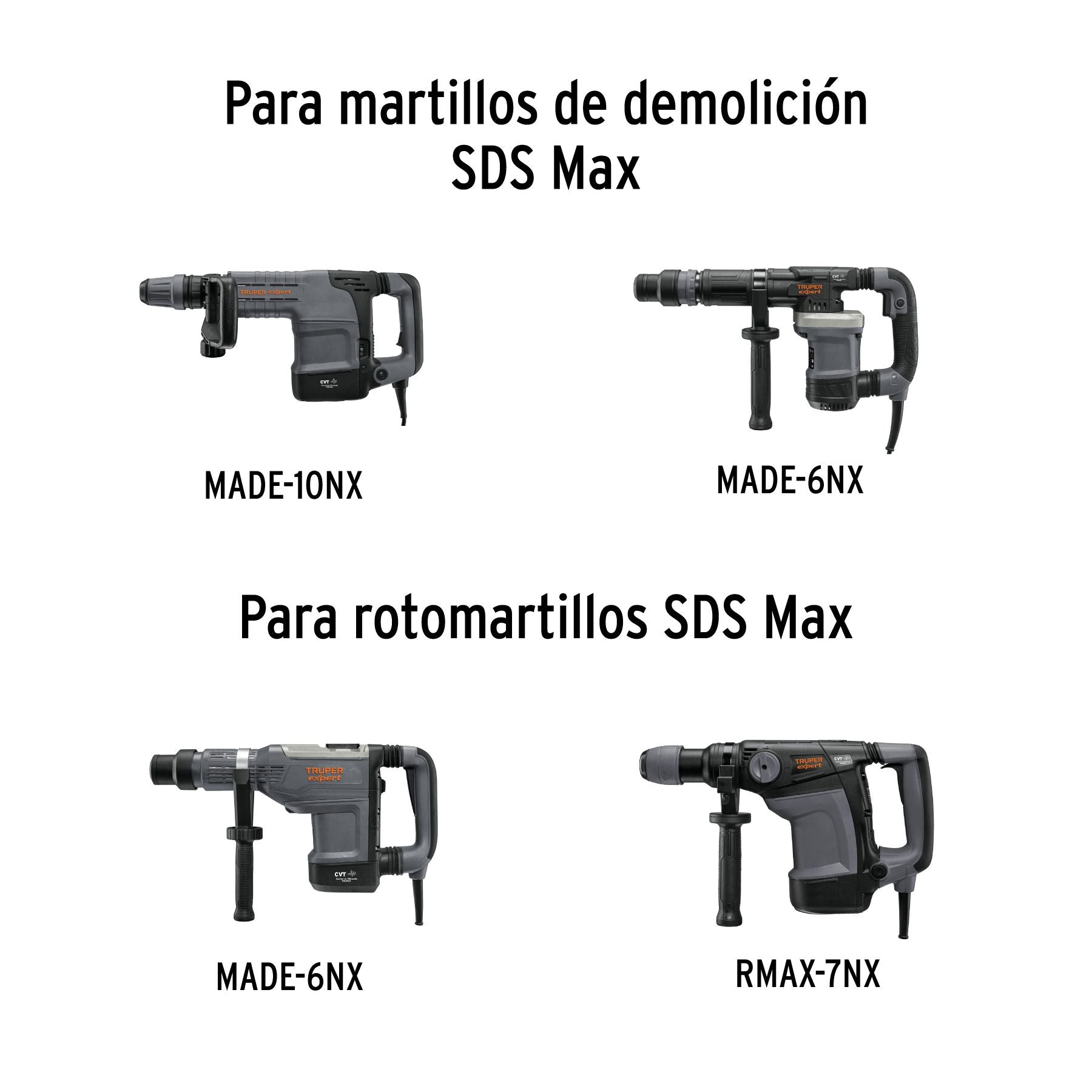 Cincel de Punta SDS Max 16" Truper