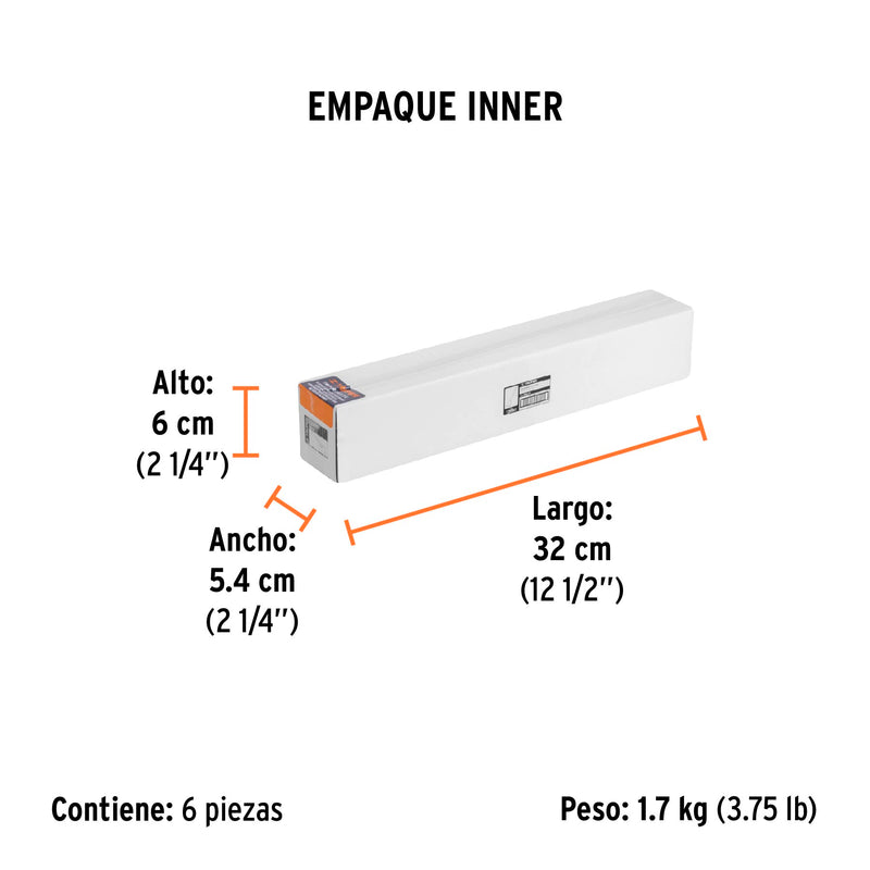 Cincel SDS Plus Plano Grueso 1"1/2 x 10" Truper