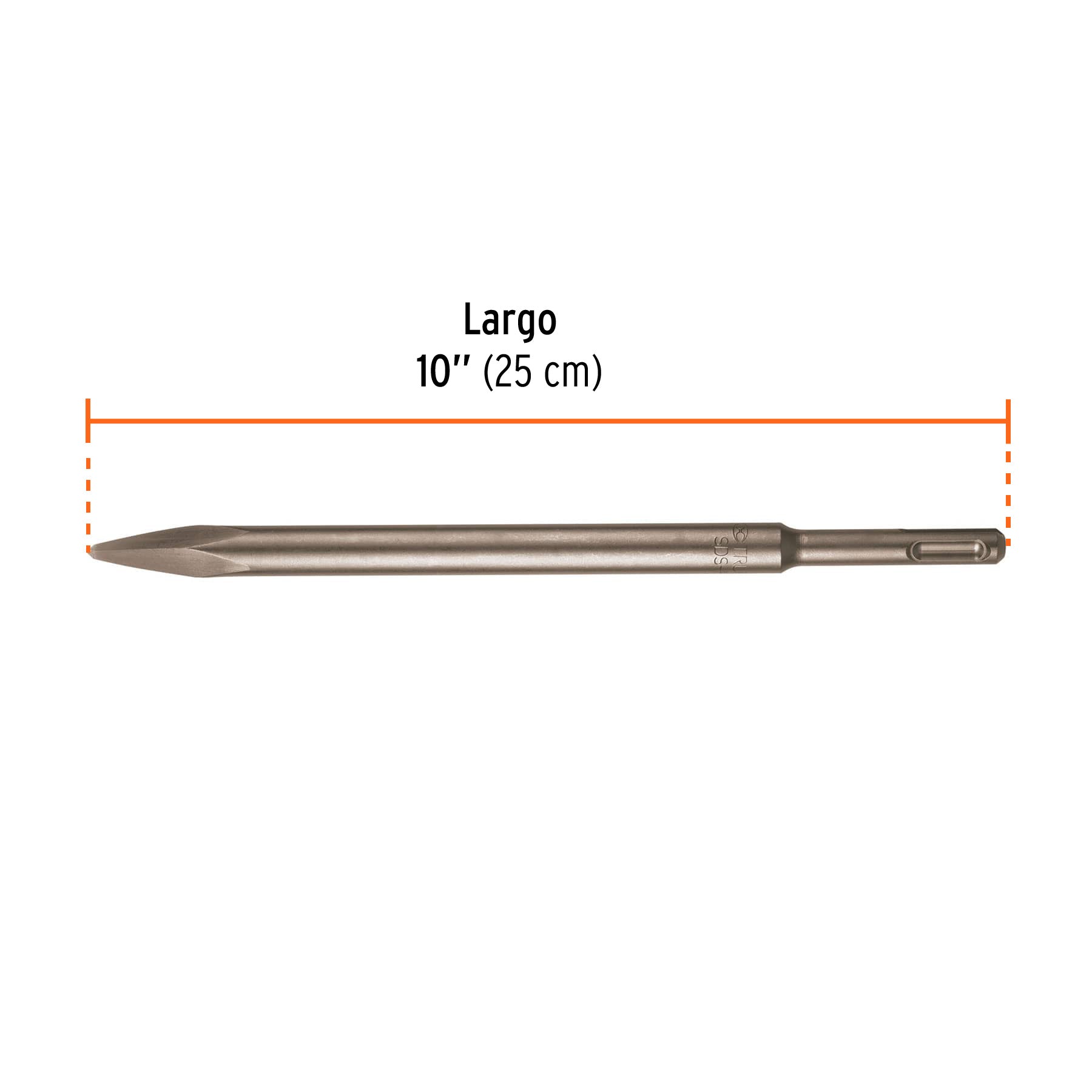 Cincel SDS Plus de Punta 10" Truper