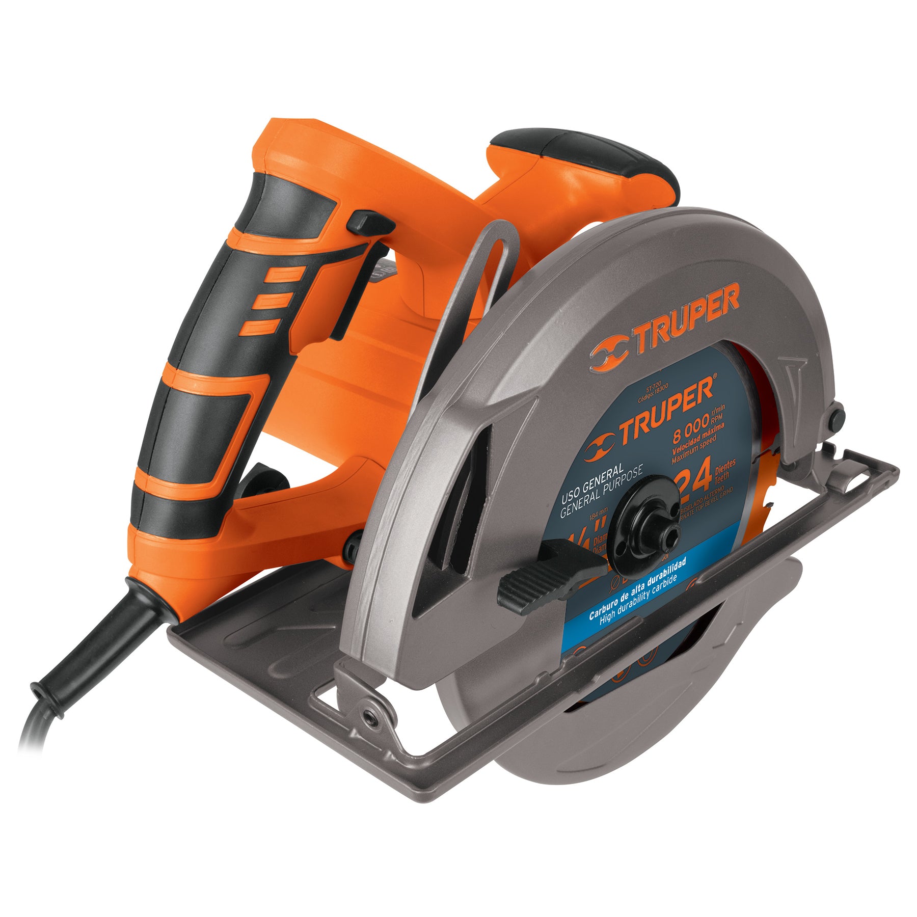 Sierra Circular 7"1/4 1,750 Watts Truper Profesional