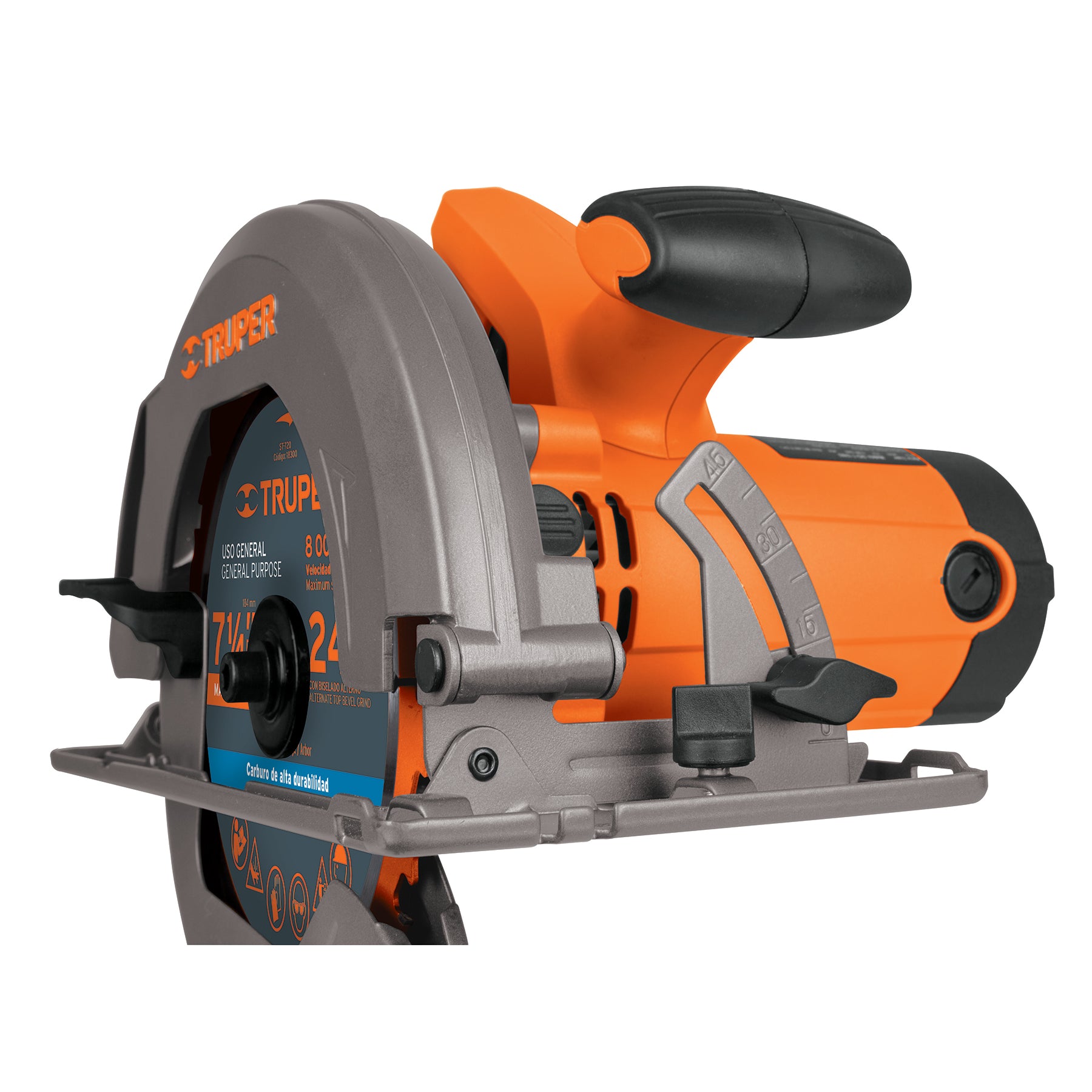Sierra Circular 7"1/4 1,750 Watts Truper Profesional