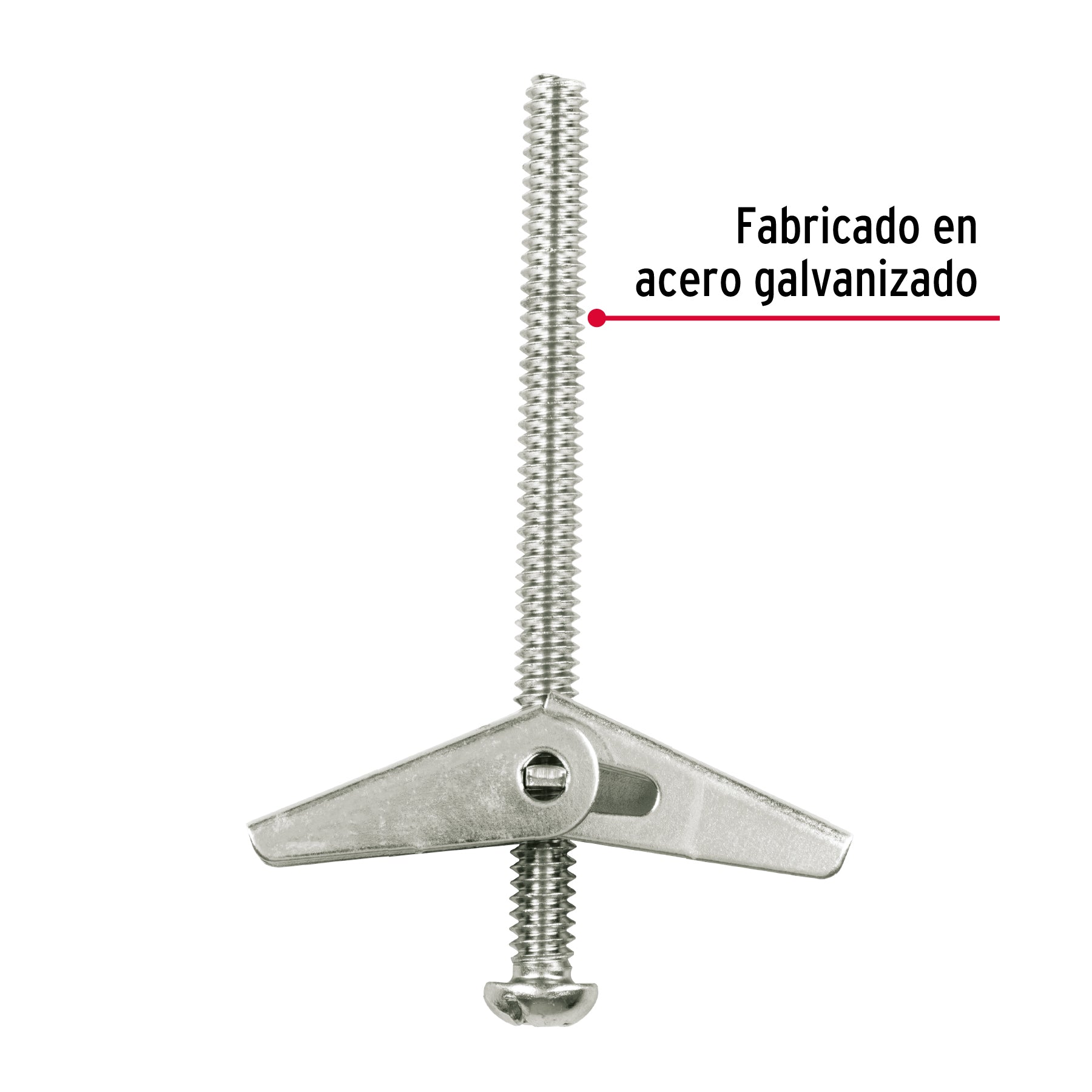 Sujetador Mariposa 1/4" x 3" Fiero Caja con 100 Piezas