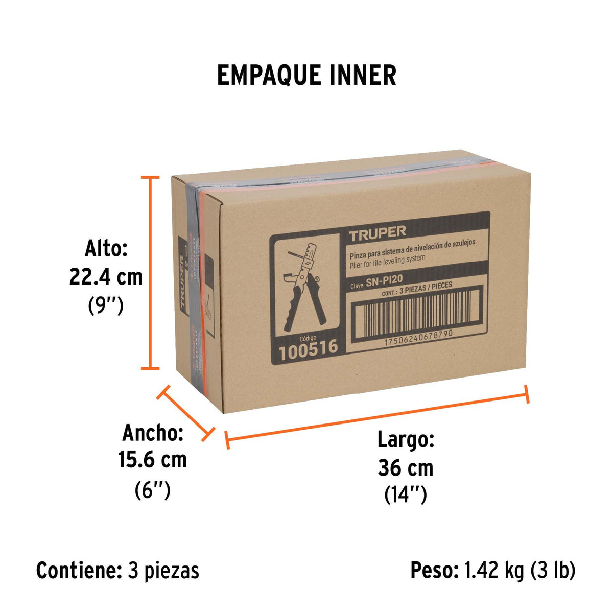 Pinza para Nivelacion de Azulejos Truper