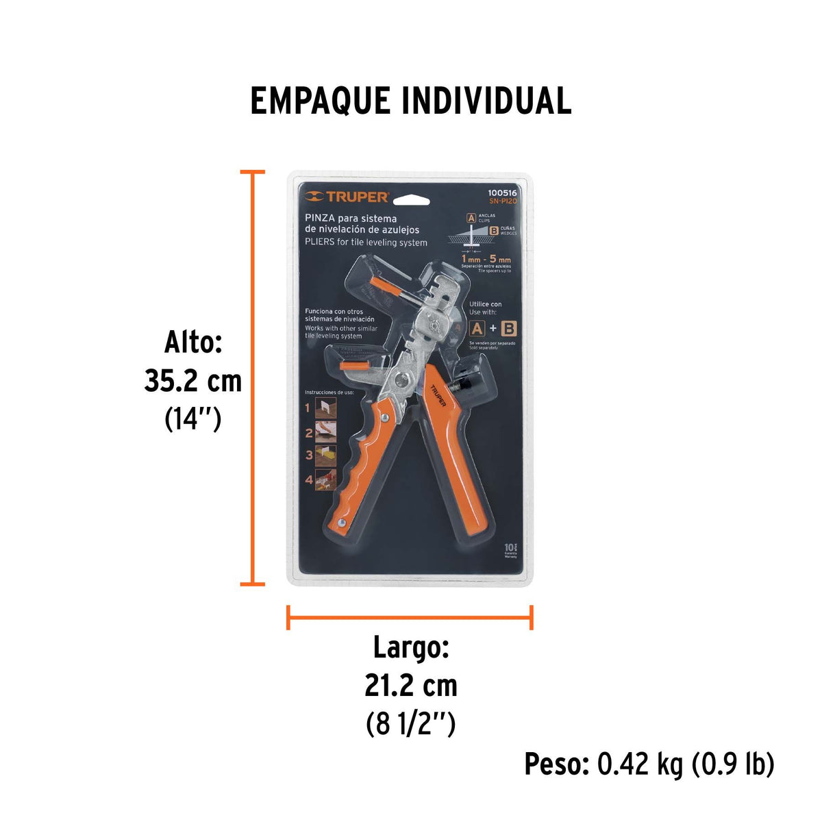 Pinza para Nivelacion de Azulejos Truper