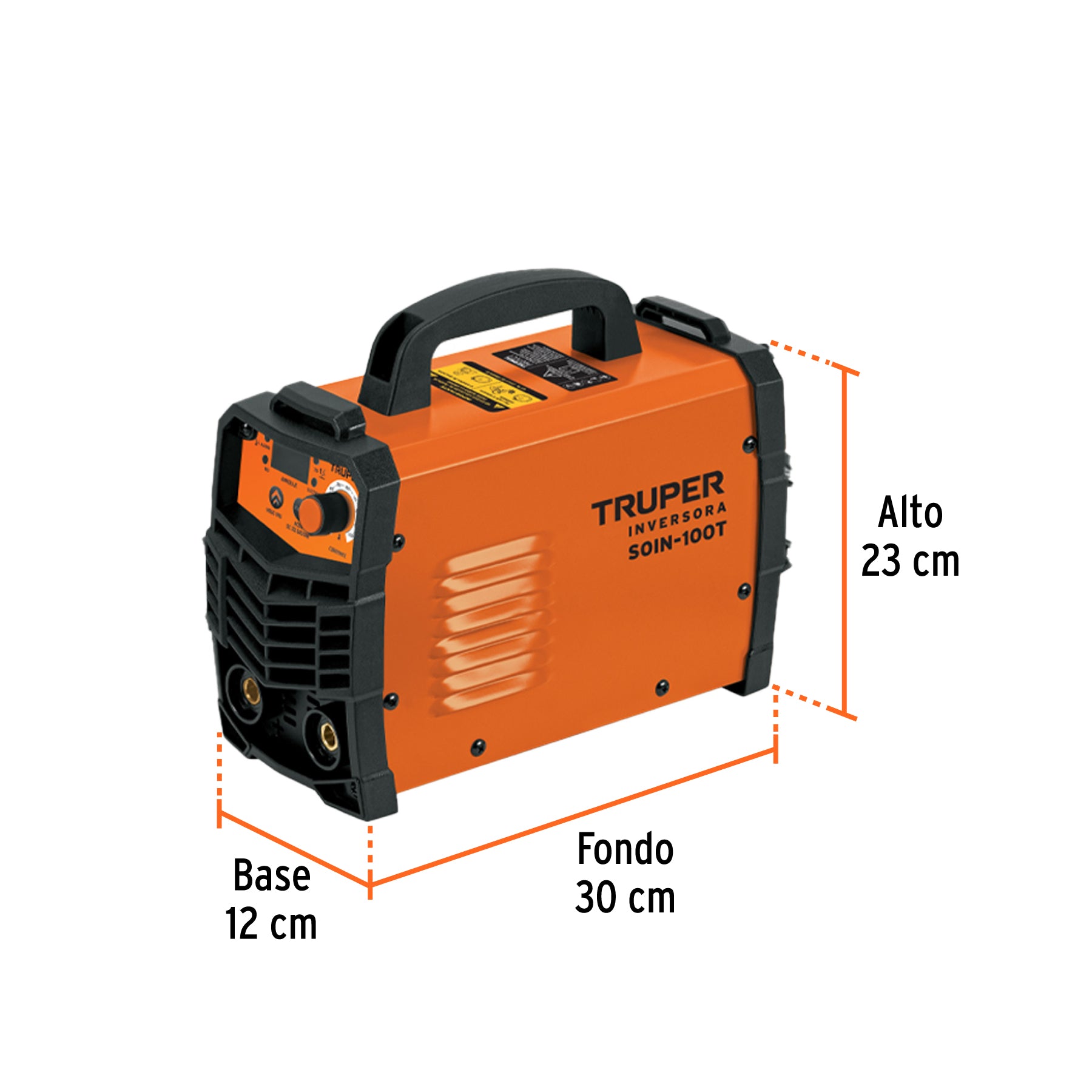 Soldadora Inversora Proceso SMAW (MMA) y GTAW (TIG) 100 A 127V Truper