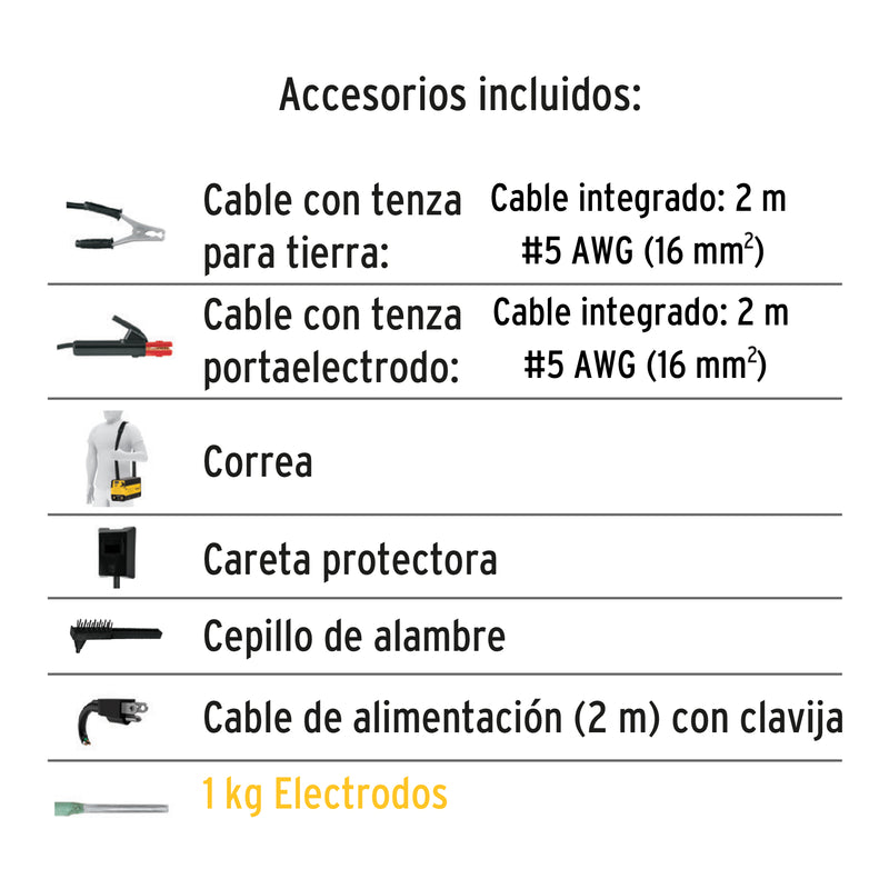 Soldadora Inversora Proceso SMAW y TIG 130 A Bi-Voltaje Pretul