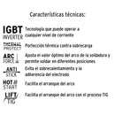 Soldadora Inversora Proceso SMAW y TIG 160 A Bi-Voltaje Truper