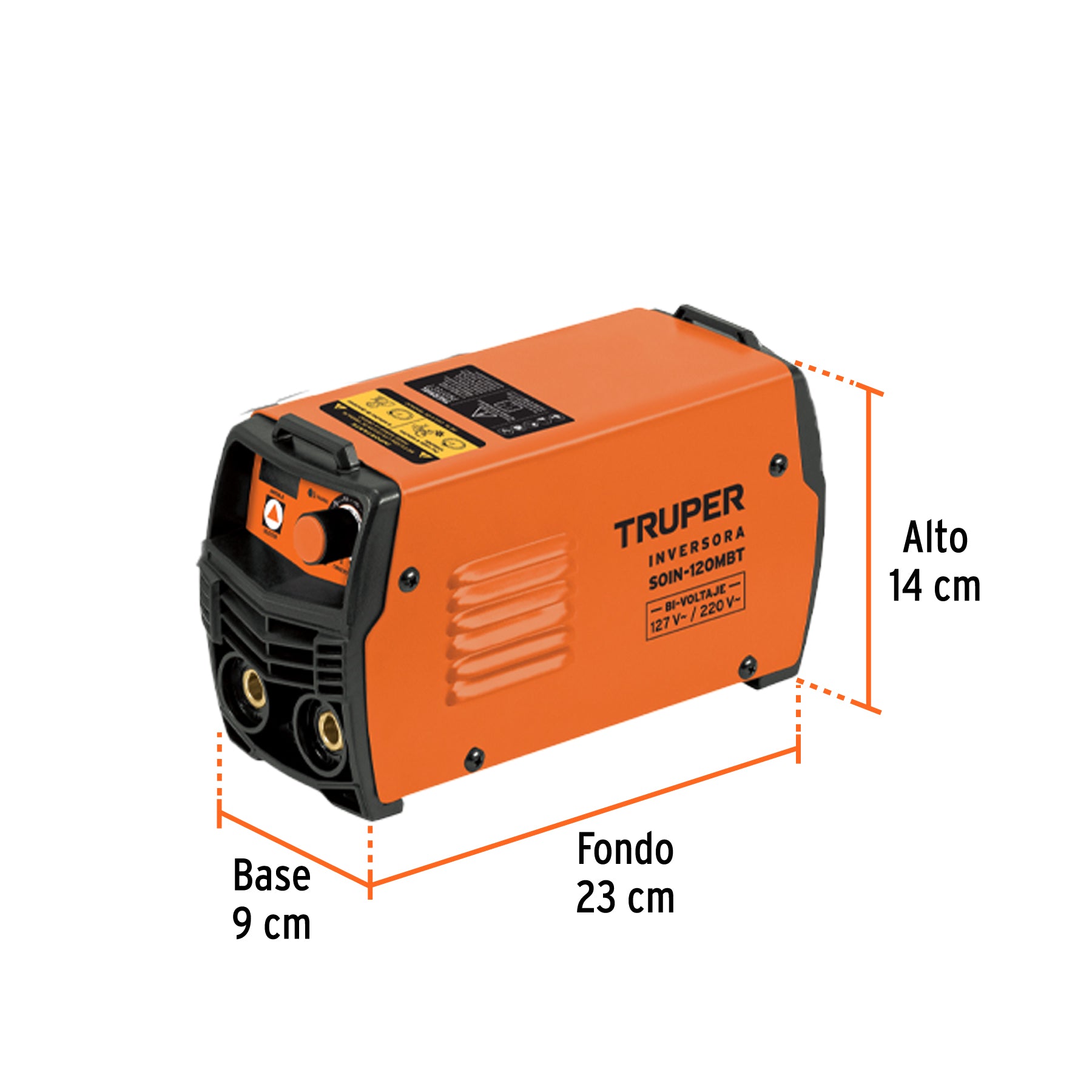 Soldadora Inversora Proceso SMAW (MMA) y GTAW (TIG) 130 A BI-VOLTAJE Truper (Copia)