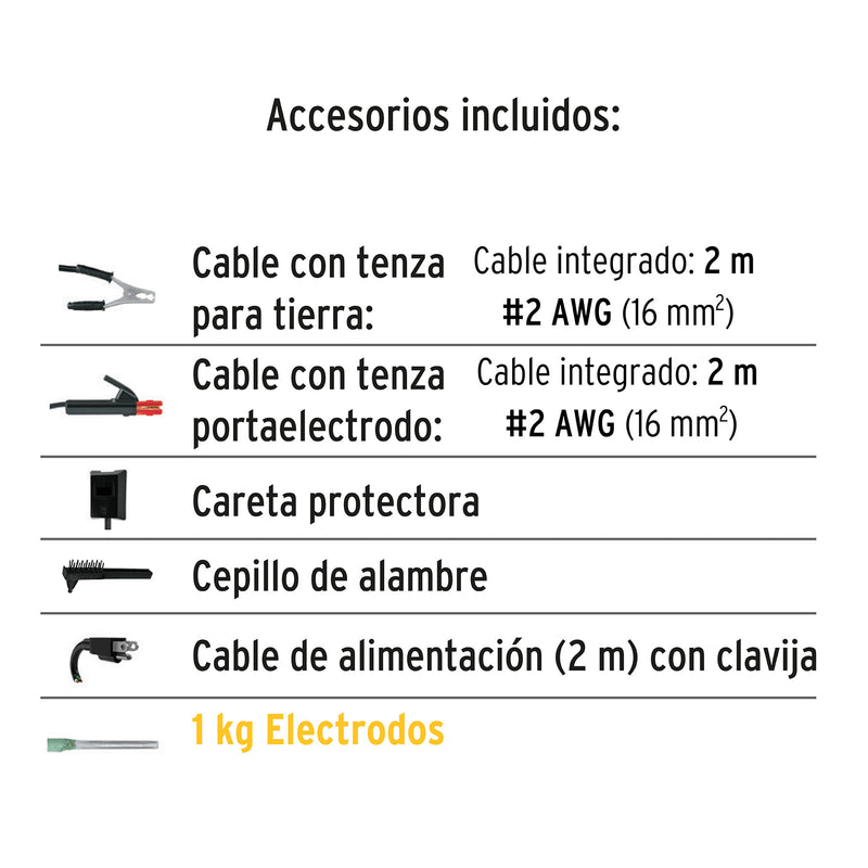 Soldadora Inversora Proceso SMAW y TIG 130 A 127V Pretul