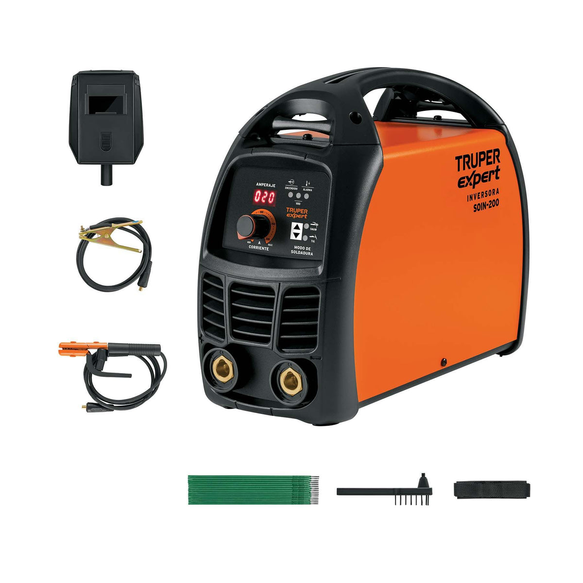 Soldadora Inversora SMAW y GTAW 200A 220V TRUPER EXPERT