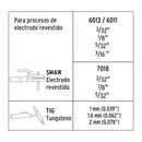 Soldadora Inversora Proceso SMAW y TIG 200 A 220V Truper
