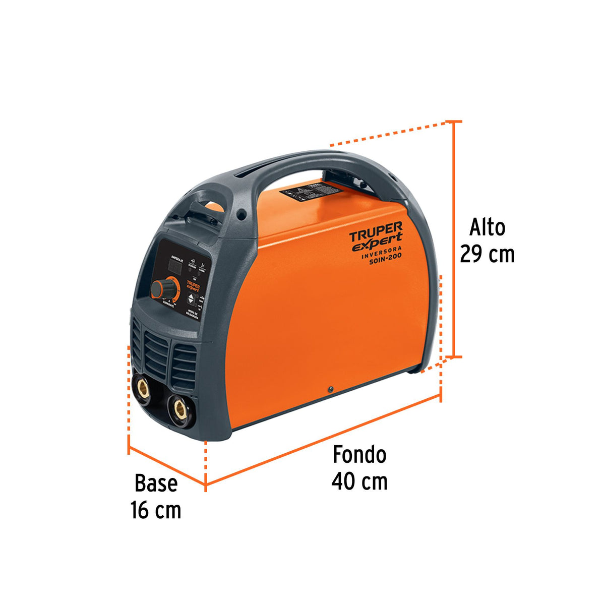 Soldadora Inversora SMAW y GTAW 200A 220V TRUPER EXPERT
