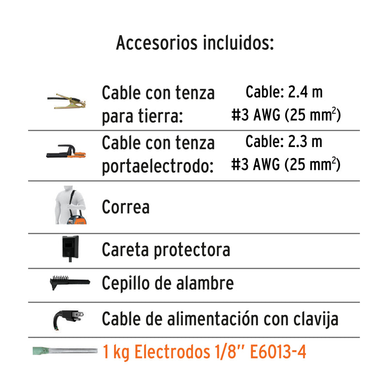 Soldadora Inversora Proceso SMAW y TIG 250 A 220V Truper