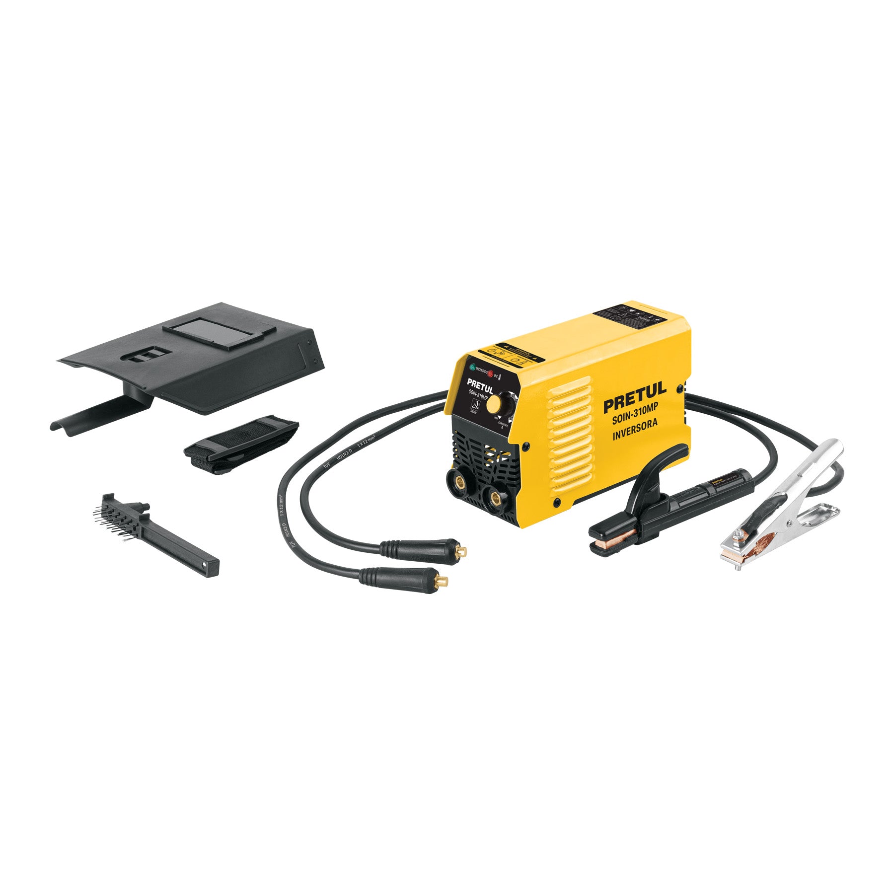Mini Soldadora Inversora Proceso SMAW (MMA) 100 A 127V Serie 300 Pretul