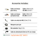 Soldadora Inversora Proceso SMAW y GMAW/FCAW 130 A 127 V Truper