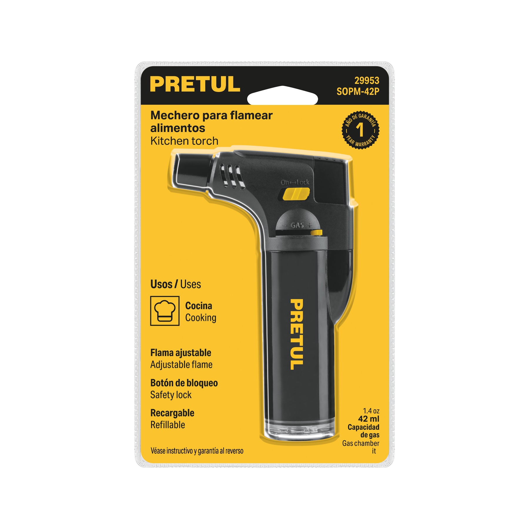 Mini Soplete Recargable de Gas Butano Pretul