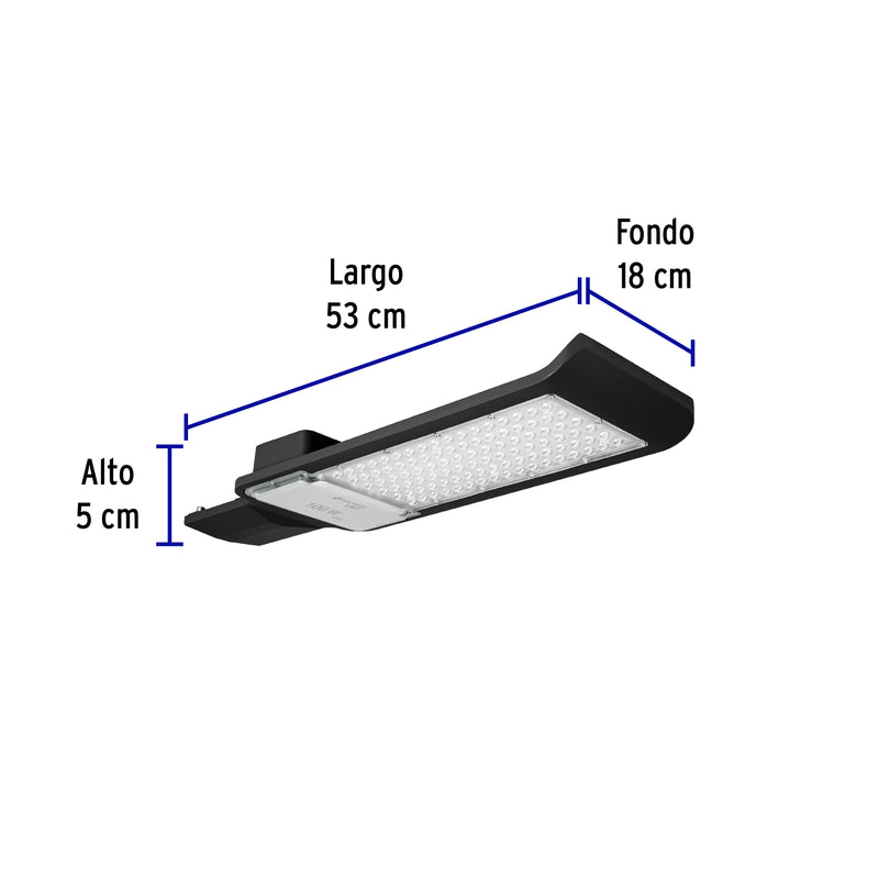 Luminario Suburbano Plano de LED 100 Watts Volteck