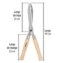 Tijeras para Poda Mangos de Madera 49 cm PRETUL