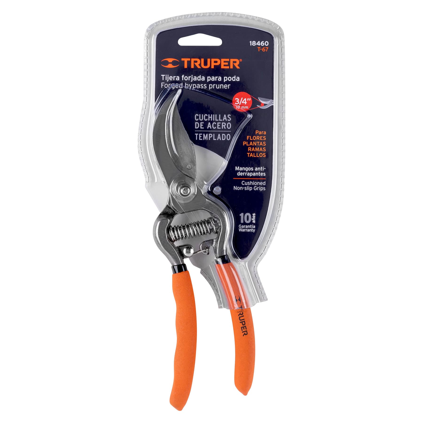Tijera para Poda Forjada 8" para Jardinería Truper