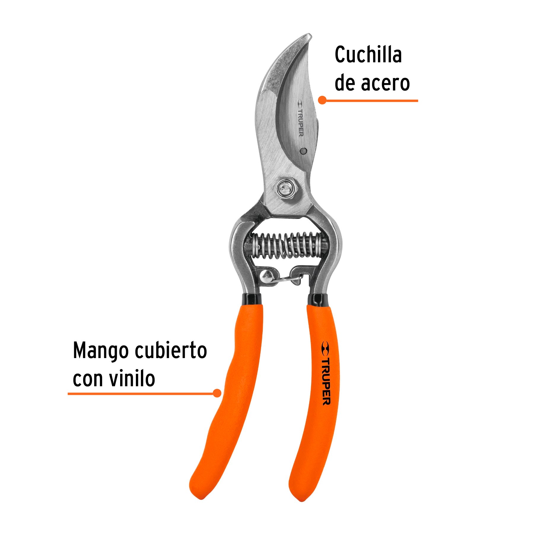 Tijera para Poda Forjada 8" para Jardinería Truper