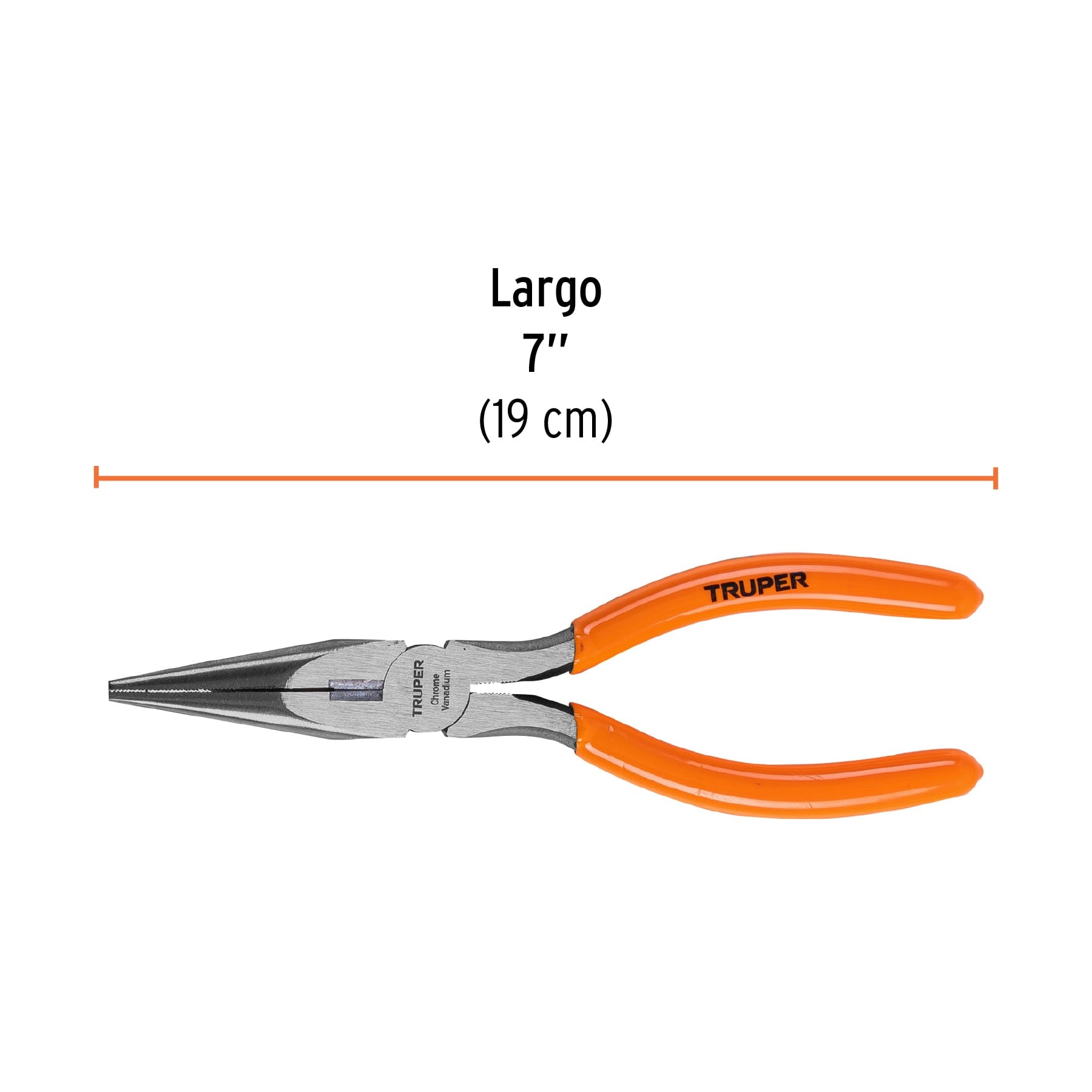 Pinzas de Punta y Corte Mangos de PVC 7" Truper