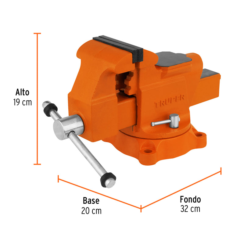 Tornillo de Banco Industrial Truper 4"