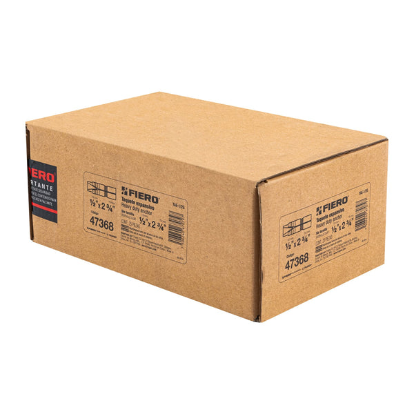 Taquete de Expansion 1/2" (13 mm) Fiero Caja 25 Piezas