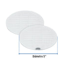 Juego de 2 Tapas de Hule para Coladera Foset