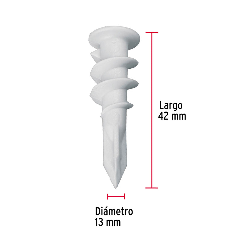 Taquete para Tablaroca Fiero