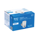 Portavaso Cepillero con Vaso de Vidrio Foset Tubig Acabado Cromo