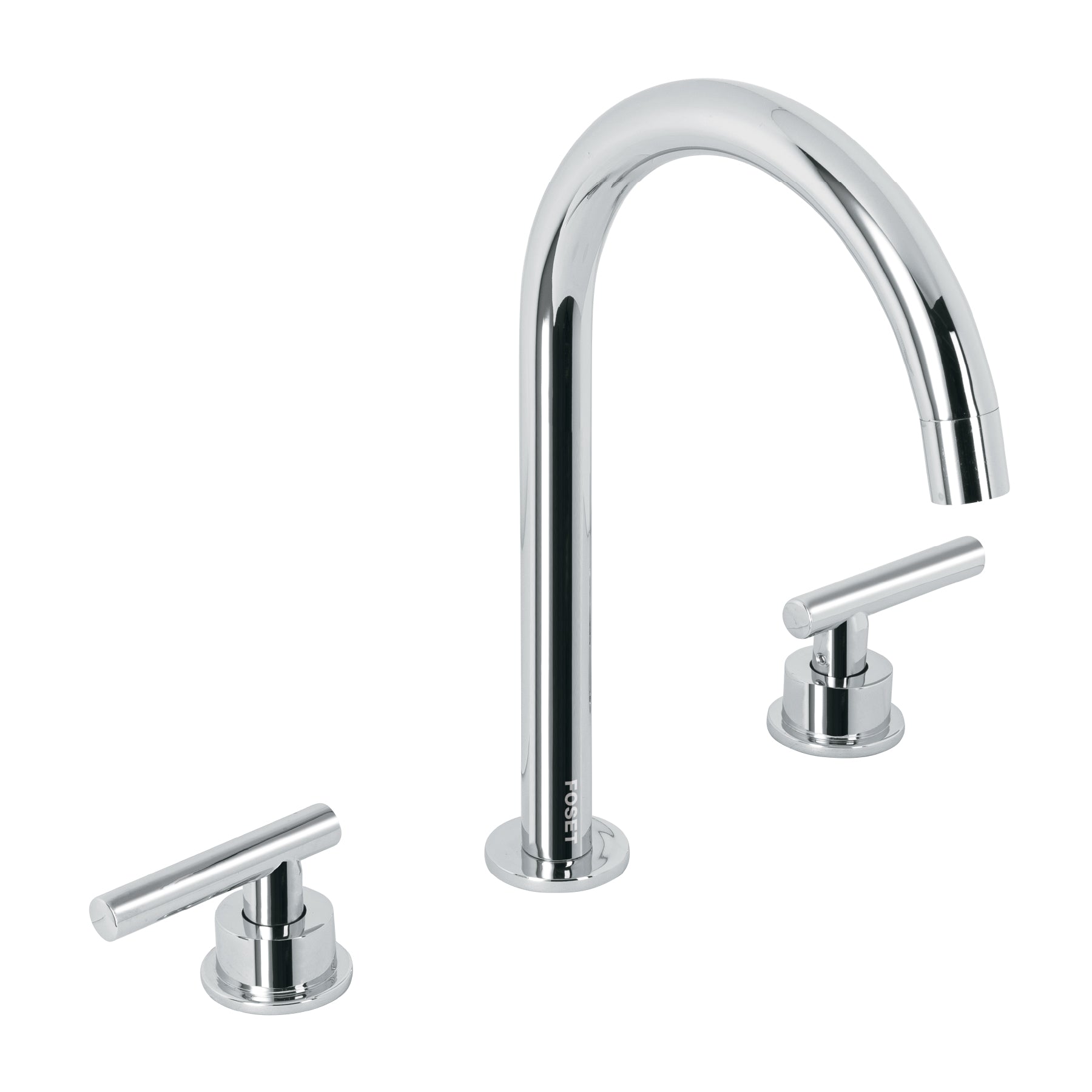 Mezcladora para Lavabo Taladros Separados Manerales Palanca FOSET TUBIG Acabado Cromo