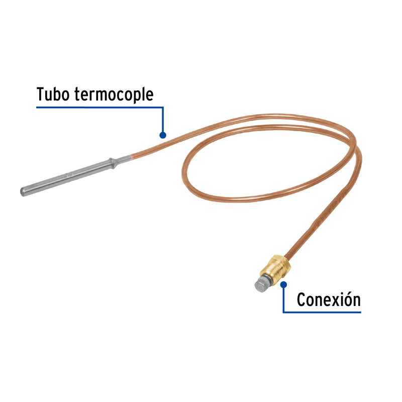 Termocople 60 cms Soldable Foset