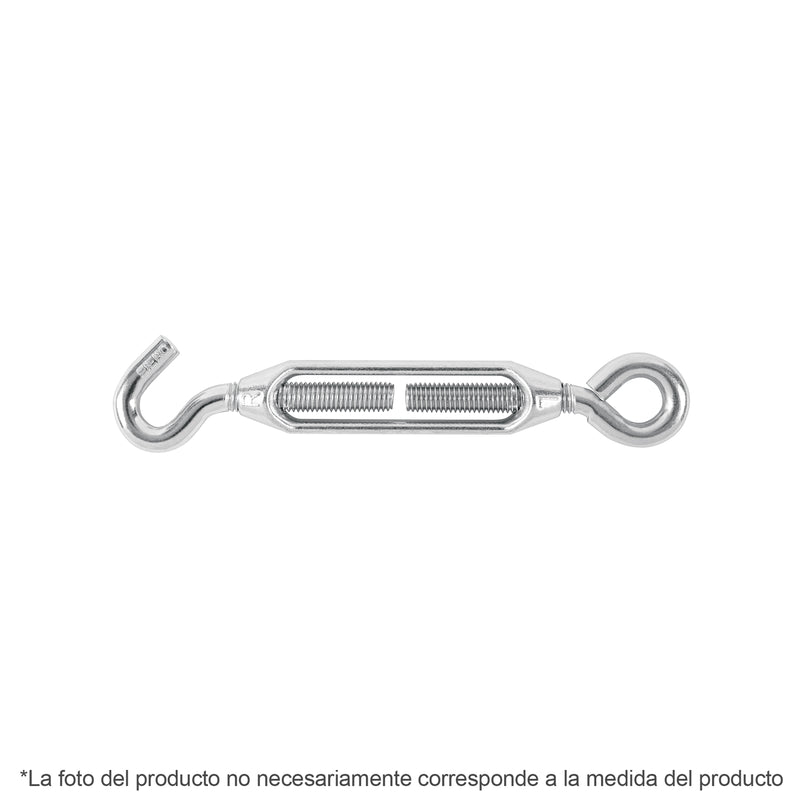 Tensor Zinc Gancho-Argolla Fiero 1/4" (6 mm)