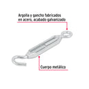 Tensor Zinc Gancho-Argolla Fiero 1/4" (6 mm)