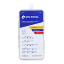 Terminales Aisladas Para Cable Juego con 55 Piezas Volteck