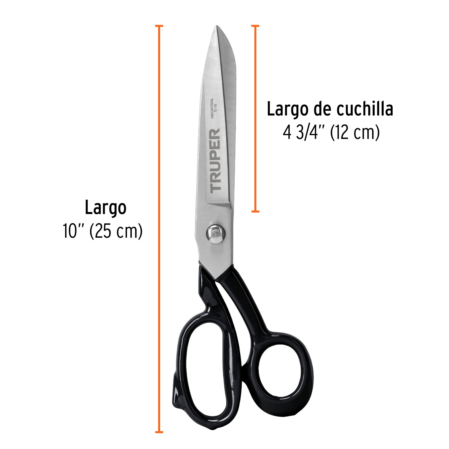 Tijeras Industriales Acabado Niquelado Truper 10"