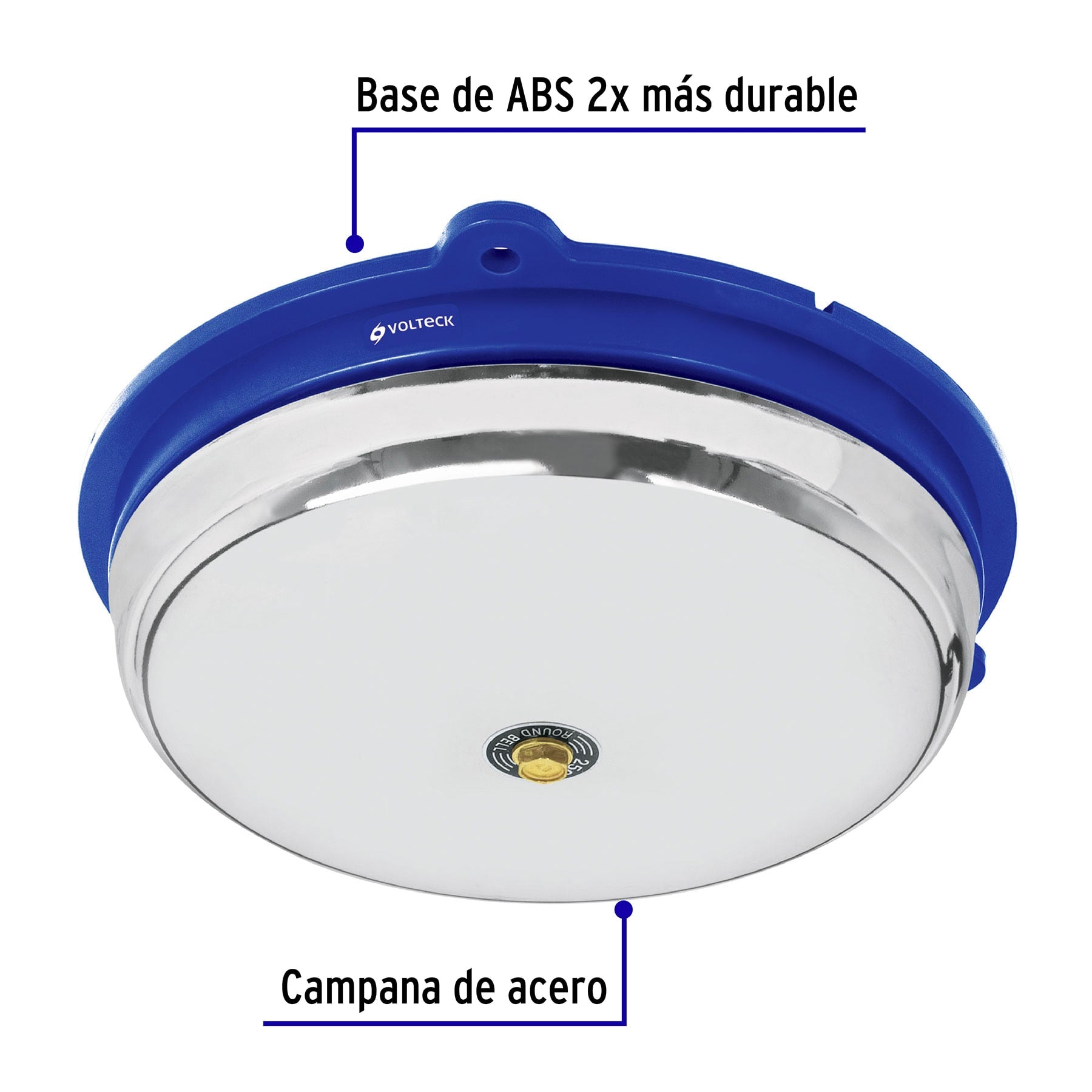 Timbre Tipo Campana Volteck 10"