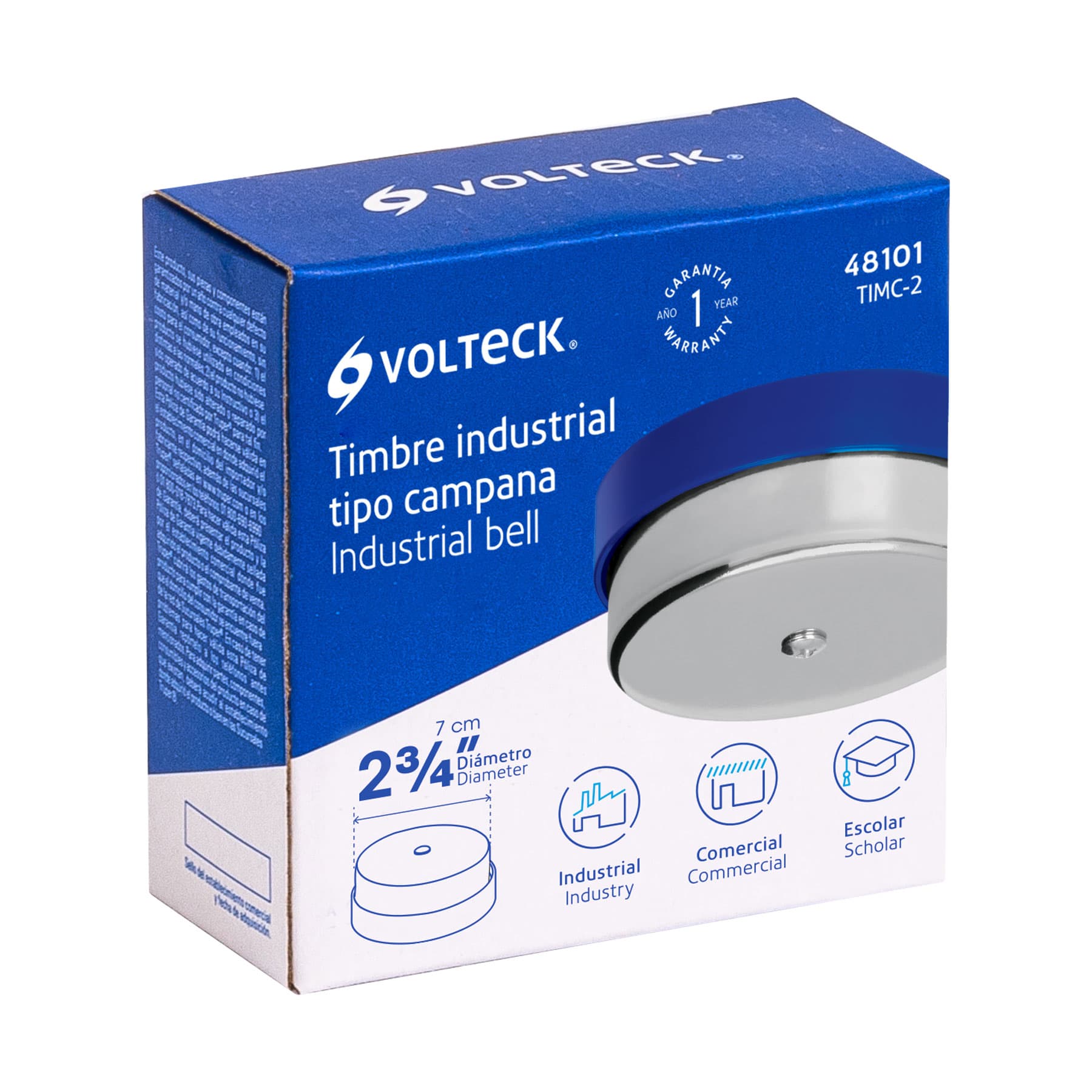 Timbre Tipo Campana Volteck  2"
