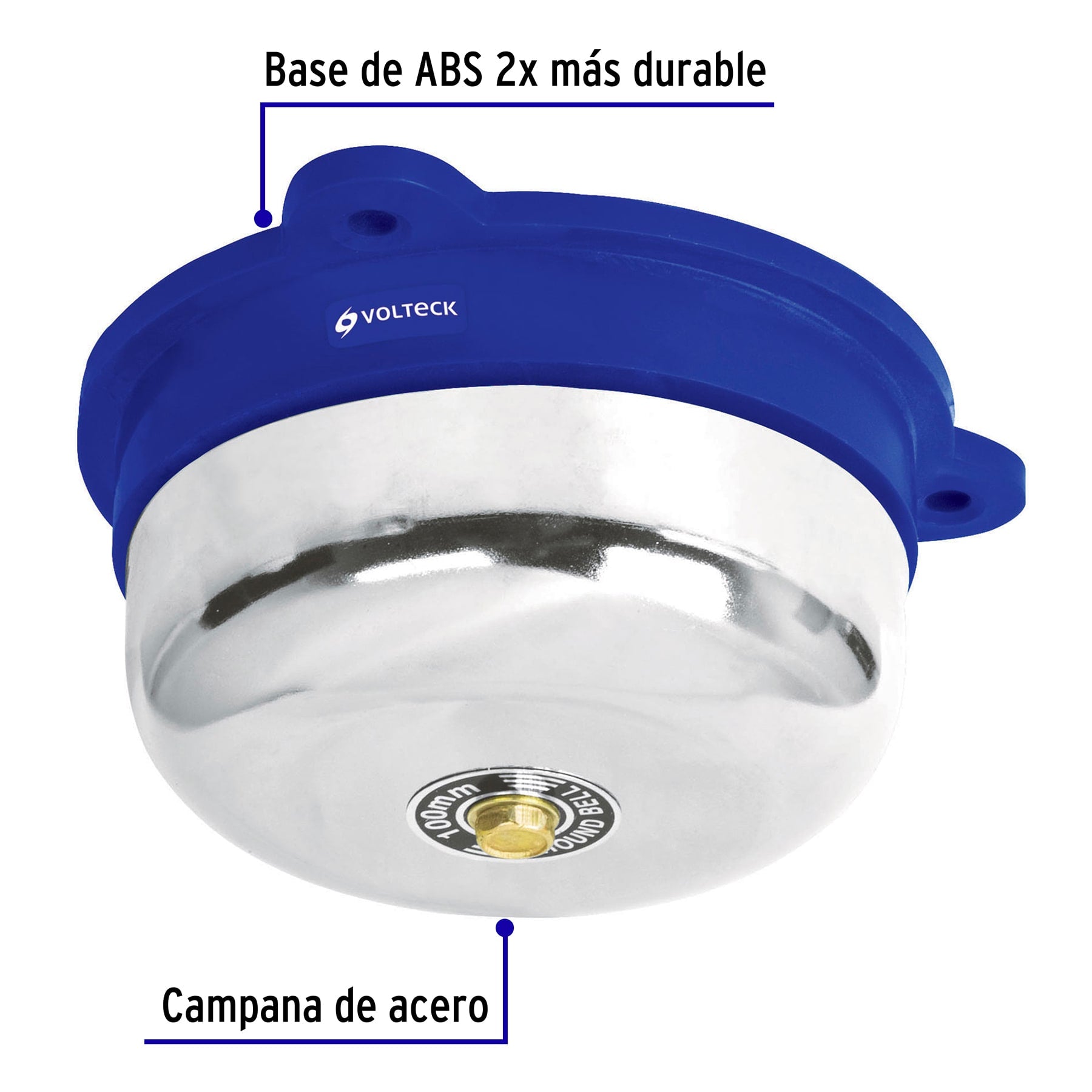 Timbre Tipo Campana Volteck  4"