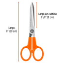 Tijeras para Oficina de Acero Inoxidable Truper 8"