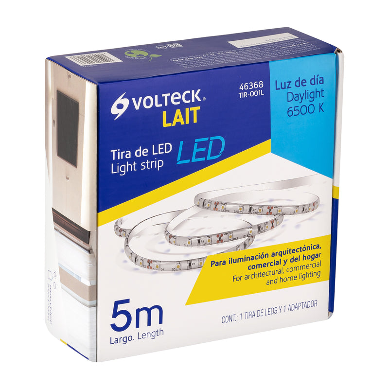 Tira LED de 5 mts Volteck Luz Blanca