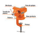 Tornillo de Banco para Joyero Truper 2"1/2