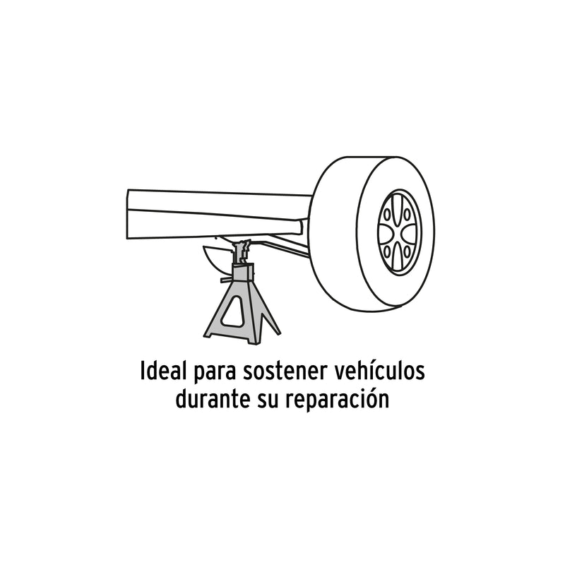 Torres para Auto de 3 Toneladas Truper Caja con 2 Piezas
