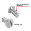 Tornillo Tipo Estufa 1/4" X  1/2" Fiero Bolsa 150 Piezas