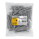 Tornillo Tipo Estufa 1/4" X 2"1/2 Fiero Bolsa 50 Piezas