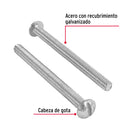 Tornillo Tipo Estufa 1/4" X 3" Fiero por Pieza