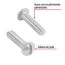 Tornillo Tipo Estufa 3/16" X 19 mm - 3/4" Fiero