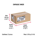 Tornillo Cabeza Hexagonal 1/4" x 1"1/2 Blister 8 Pieza Fiero