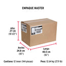 Tornillo Cabeza Hexagonal 1/4" x 2"1/2 Blister 5 Piezas Fiero